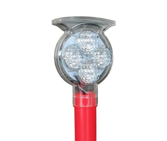 8个LED太阳能警示灯